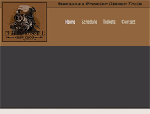 Tablet Screenshot of montanadinnertrain.com